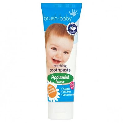 Brush-Baby Zahnpasta Apfel-Minze 50ml für Babys