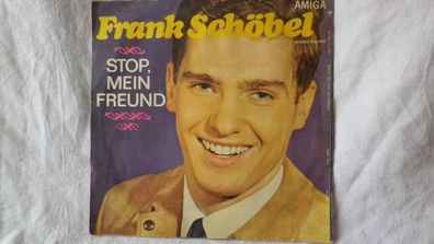 Amiga Single Vinyl 455822 Frank Schöbel Wie ein Stern / Stop, mein Freund
