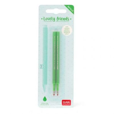 Legami Gelstift Ersatzmine löschbar 2er Set - grün