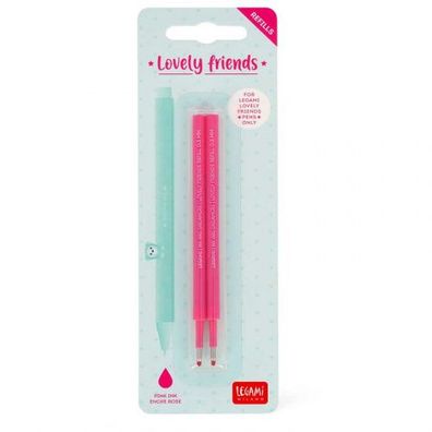 Legami Gelstift Ersatzmine löschbar 2er Set - pink