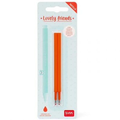 Legami Gelstift Ersatzmine löschbar 2er Set - orange