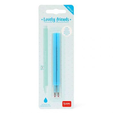 Legami Gelstift Ersatzmine löschbar 2er Set - blau