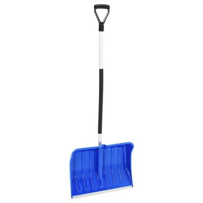 vidaXL Schneeschaufel Blau 145 cm Aluminium