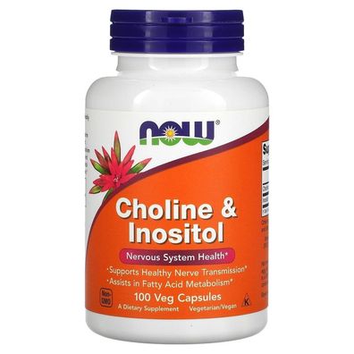 Now Foods Cholin & Inositol, 100 Kapseln