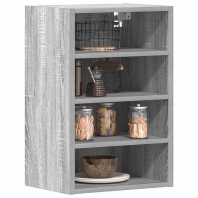 vidaXL Hängeschrank Grau Sonoma 40x29,5x60 cm Holzwerkstoff