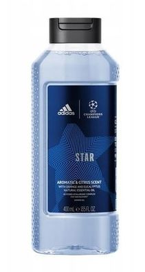 Adidas UEFA Star Duschgel, 400 ml