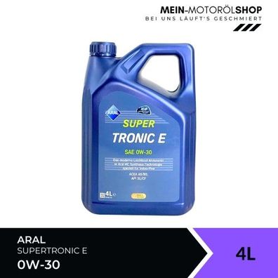 Aral SuperTronic E 0W-30 4 Liter