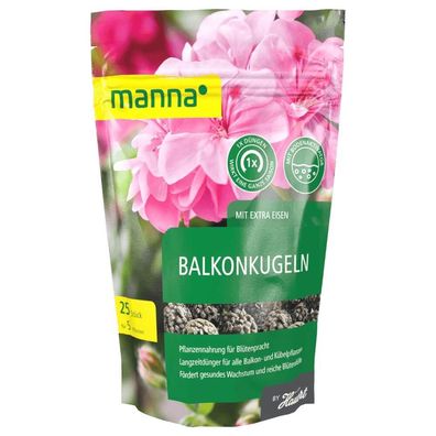 Manna Balkonkugeln 25 Kugeln Pflanzendünger