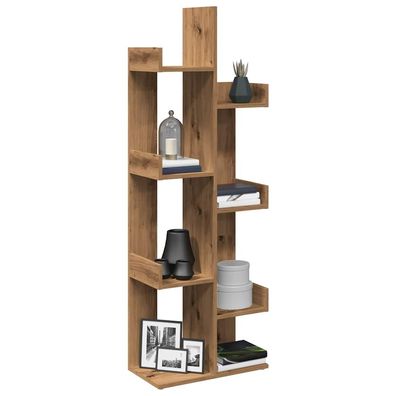 vidaXL Bücherregal Artisan-Eiche 48x25,5x140 cm Holzwerkstoff