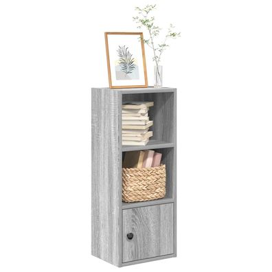 vidaXL Bücherregal Grau Sonoma 31x24x77 cm Holzwerkstoff