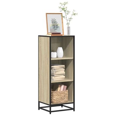 vidaXL Bücherregal Sonoma-Eiche 40x35x107,5 cm Holzwerkstoff