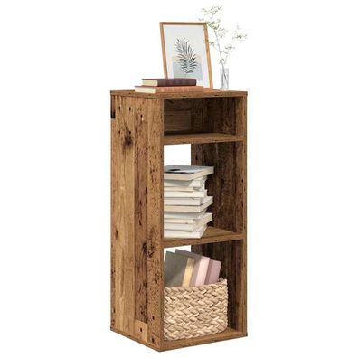 vidaXL Bücherregal Altholz-Optik 34x31x80 cm Holzwerkstoff