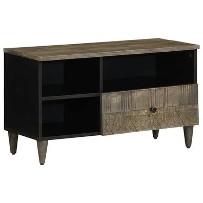 vidaXL TV-Schrank 80x33x46 cm Massivholz Mango