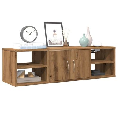 vidaXL Wandschrank Artisan-Eiche 102x30x29 cm Holzwerkstoff