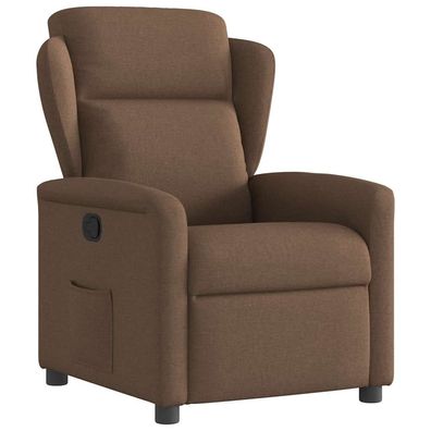 vidaXL Relaxsessel Braun Stoff