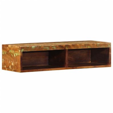 vidaXL TV-Wandschrank 80x30x19 cm Altholz Massiv