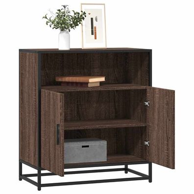 vidaXL Sideboard Braun Eichen-Optik 68x35x76 cm Holzwerkstoff