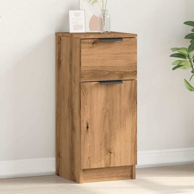 vidaXL Sideboard Artisan-Eiche 30x30x70 cm Holzwerkstoff