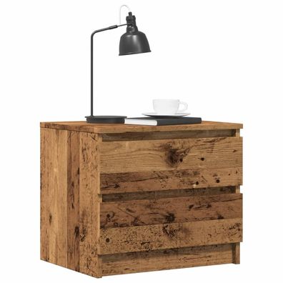 vidaXL Nachttisch Altholz-Optik 50x40x43,5 cm Holzwerkstoff