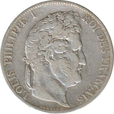 Frankreich 5 Francs 1845 A Louis Philippe I Silber*