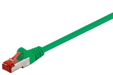 goobay Patchkabel Cat 6 S/FTP PIMF grün 0,25 m