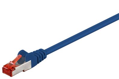 goobay Patchkabel Cat 6 S/FTP PIMF blau 1,5 m