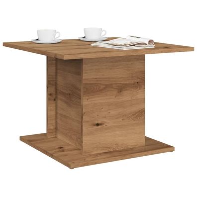 vidaXL Couchtisch Artisan-Eiche 55,5x55,5x40 cm Holzwerkstoff