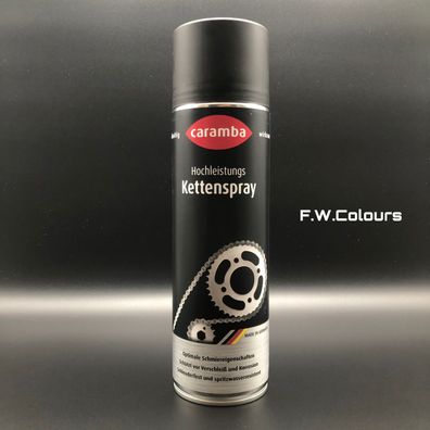 Caramba Profi Hochleistungs Kettenspray 500 ml Motorrad Ketten Spray farblos