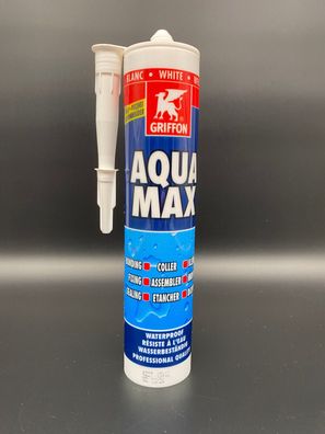 425g Griffon Aqua Max wasserbeständiger Montagekleber Konstruktionskleber weiß