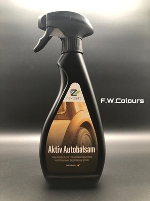 Nextzett Aktiv Autobalsam 500ml – mattglänzende Kunststoffpflege Auto Pflege