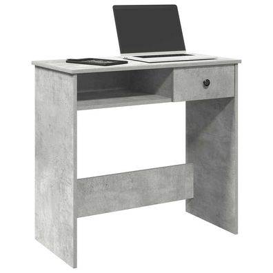 vidaXL Schreibtisch Betongrau 80x40x75 cm Holzwerkstoff