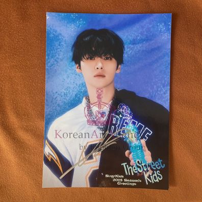 Stray Kids Lee Know "The Street Kids" Season´s Greetings 2025 7-Inch Autographed