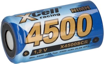 XCell Akku Sub-C 1,2V / 4500mAh X4500SCR Hochstrom