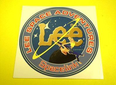 Aufkleber Sticker LEE Jeans "Lee Space Adventures" Werbung