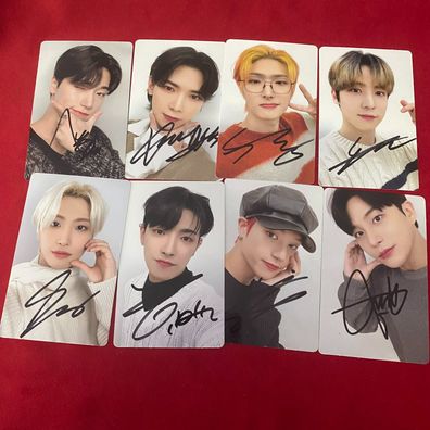 ATEEZ x KAURA "ValenTEEZ" 2023 Poca Set 8pcs Photocard Autographed