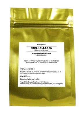 Edelkollagen (Anti-Aging-Creme selber machen), Rohstoff ohne Zusätze, Bonemis®