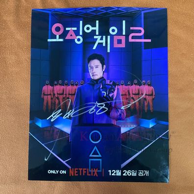 Squid Game Lee Byung Hun 10 inches Autograph