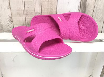 scandi Damen Badepantolette pink