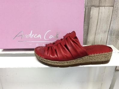 Andrea Conti Damen Pantolette rot