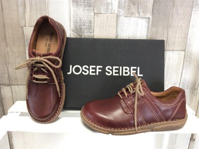 Josef Seibel Damen Schnürer bordo, herausnehmbare Innensohle