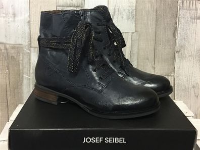 Josef seibel Damen Schnürstiefel petrol