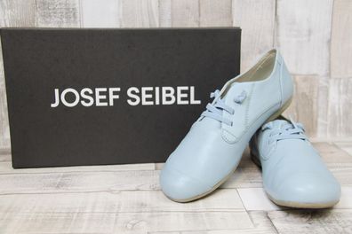 Josef Seibel Damen Schnürer Fiona 01 hellblau mit Gummisenkel