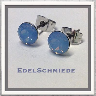Edelschmiede925 Ohrstecker Modeschmuck (Stift = Titan) m Swarovski