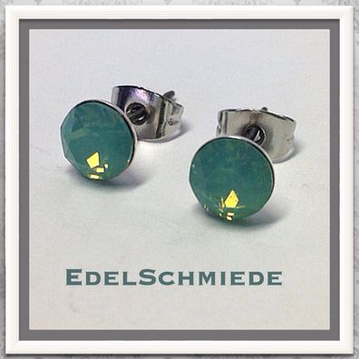 Edelschmiede925 Ohrstecker Modeschmuck (Stift = Titan) m Swarovski