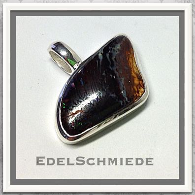 Edelschmiede925 kleiner Anhänger 925 Silber mit Opalgestein Unikat