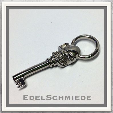 Edelschmiede925 Edelstahl Anhänger mit frechem Schädel