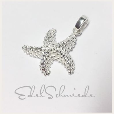 Edelschmiede925 maritimer Kettenanhänger Silber 925 Seestern