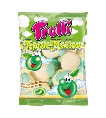 Trolli Apfel-Mallows 150 g - Fruchtige Süßigkeiten aus Deutschland