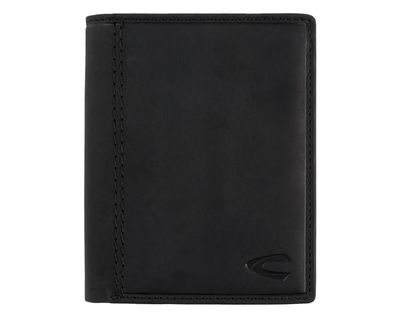 camel active Herrenbörse Brieftasche Ledergeldbörse hochformat schwarz black vietnam