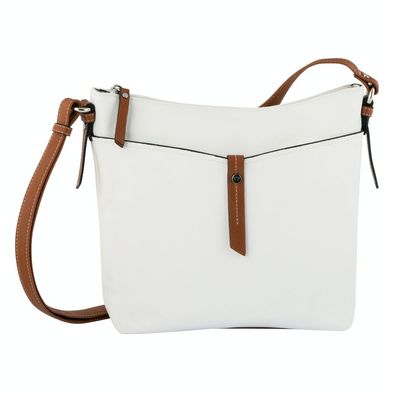 Tom Tailor Handtasche Schultertasche Damentasche weiß white novara